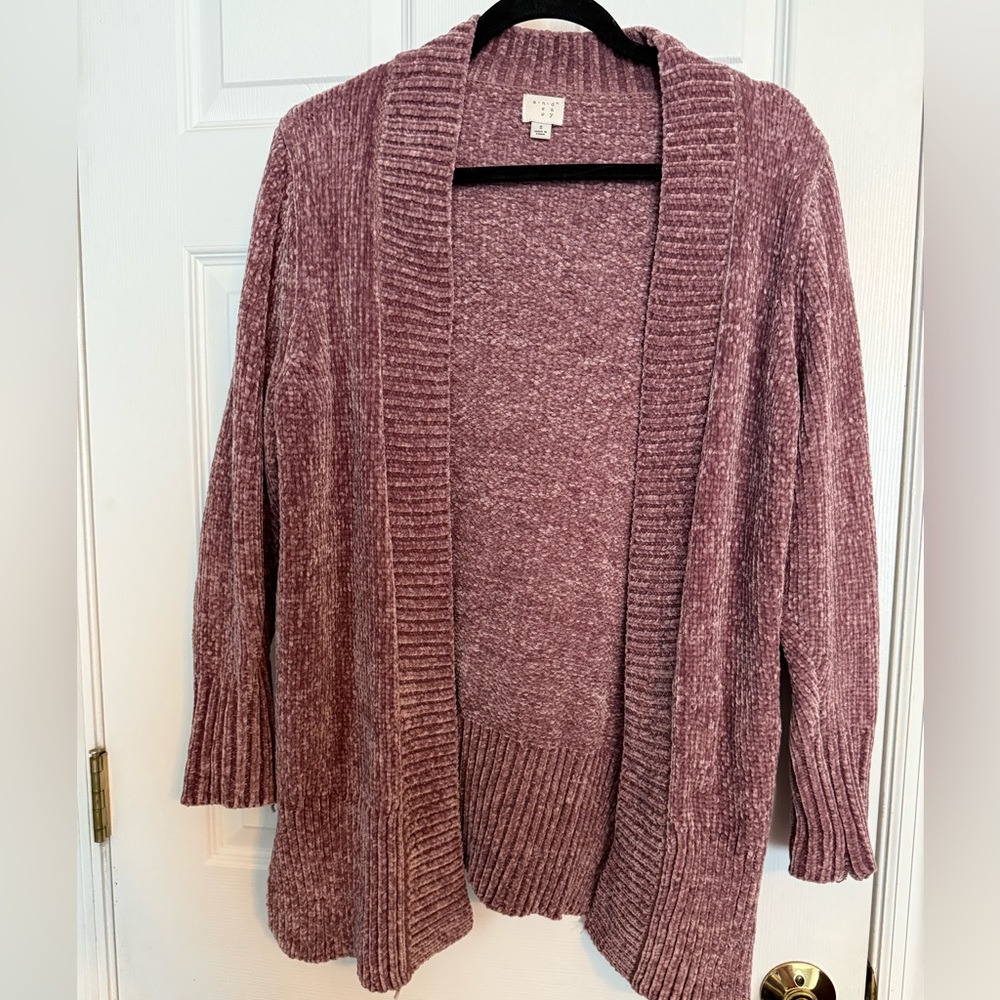 Women's Ribbed Open Front Cardigan Sweater